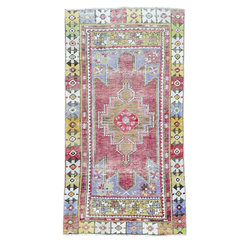 Z849 Handwoven Vintage Rug 3’1 x 5’10