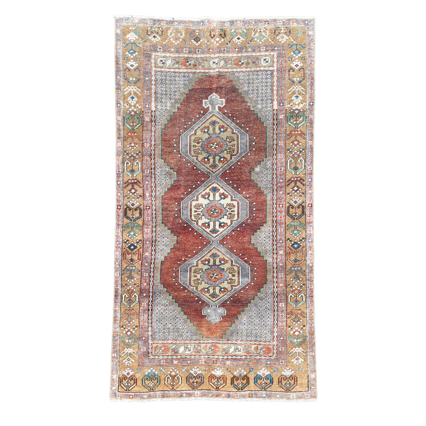 Z853 Handwoven Vintage Rug 3’5 x 6’5