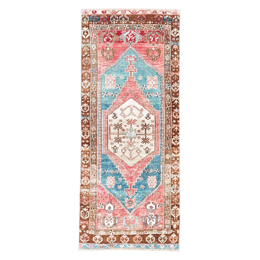 Z859 Handwoven Vintage Rug 3 x 7’4