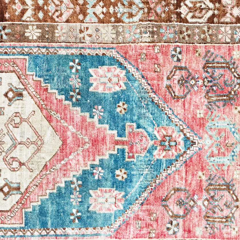 Z859 Handwoven Vintage Rug 3 x 7’4
