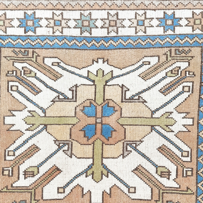 Z863 Handwoven Vintage Rug 3’7 x 3’7