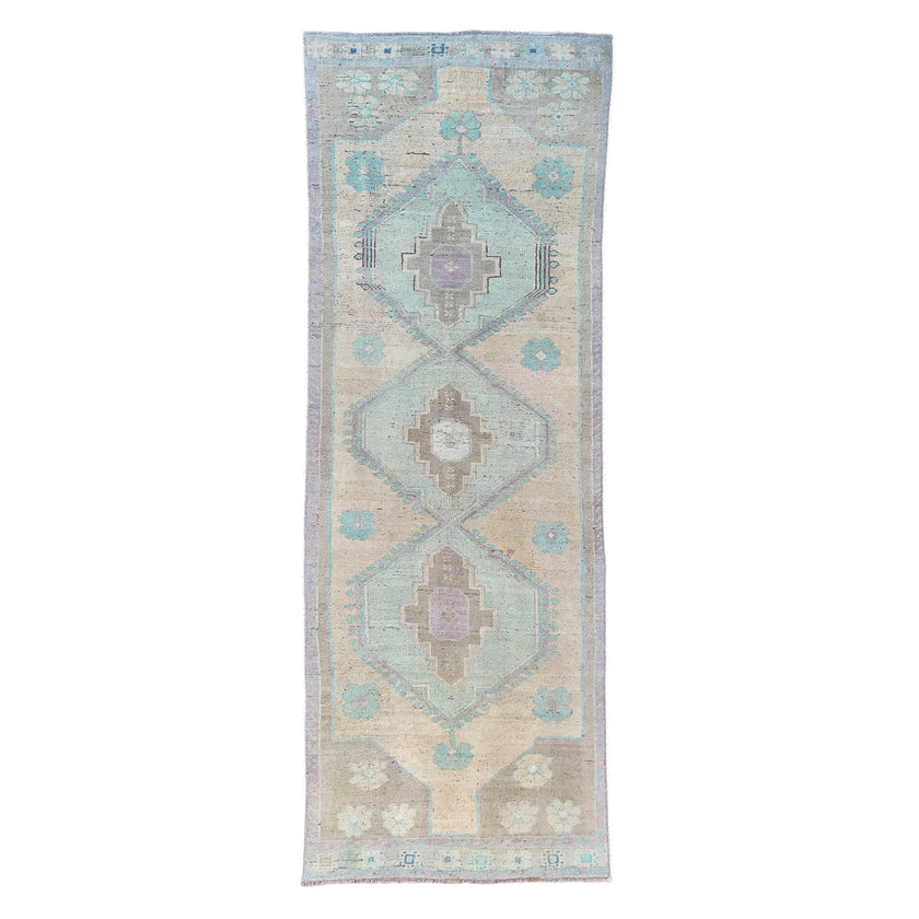 Z869 Handwoven Vintage Rug 3’1 x 8’8