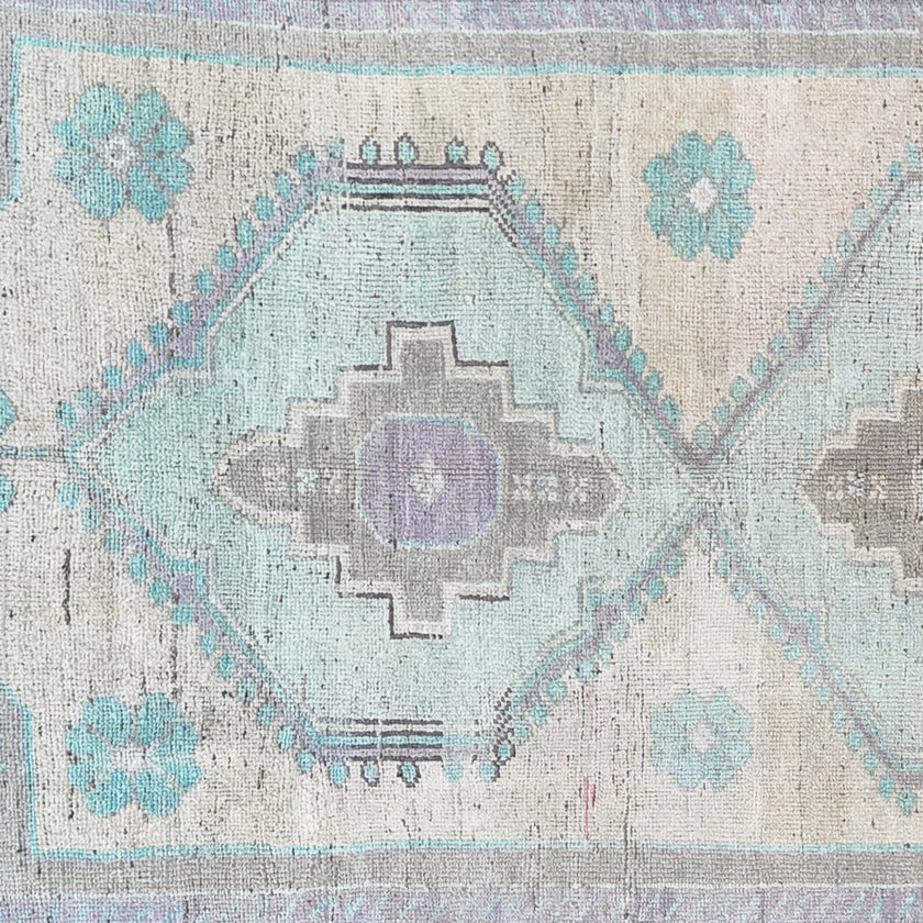 Z869 Handwoven Vintage Rug 3’1 x 8’8