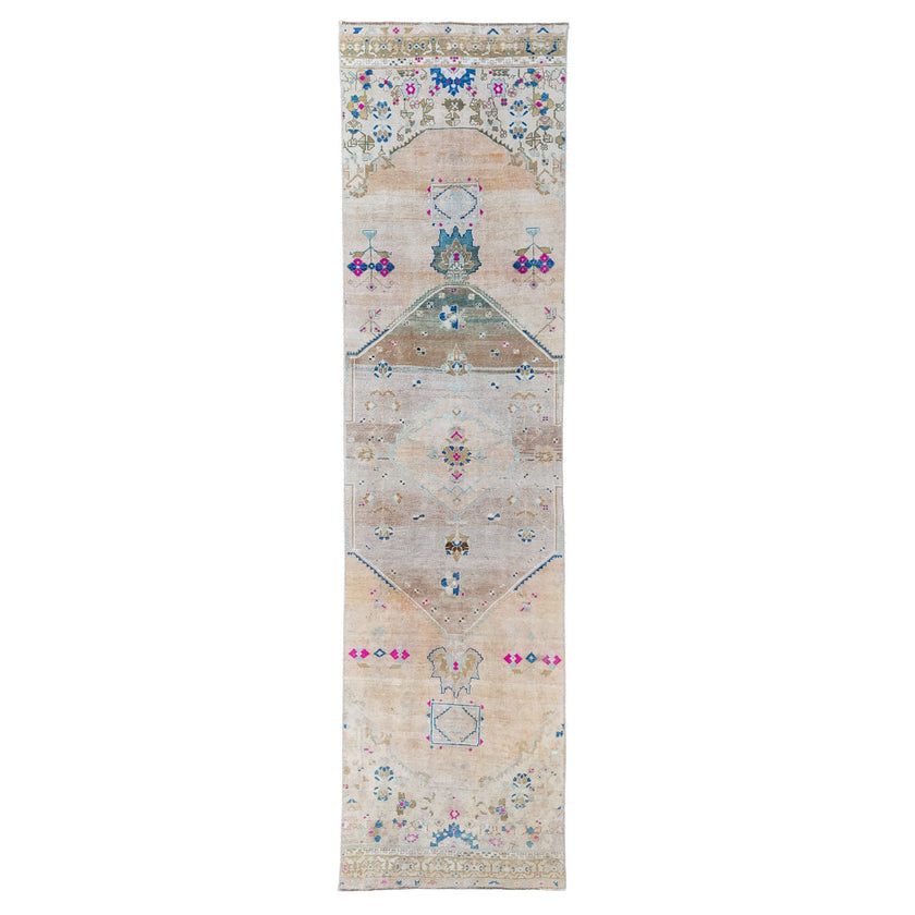 Z871 Handwoven Vintage Rug 3 x 11’6