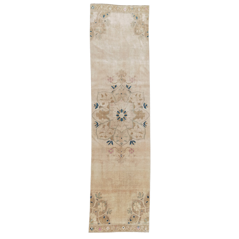 Z872 Handwoven Vintage Rug 3’1 x 11’10
