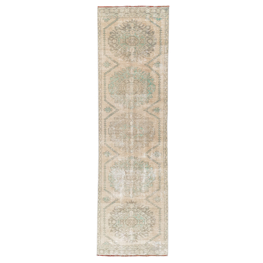 Z875 Handwoven Vintage Rug 3’2 x 10’9