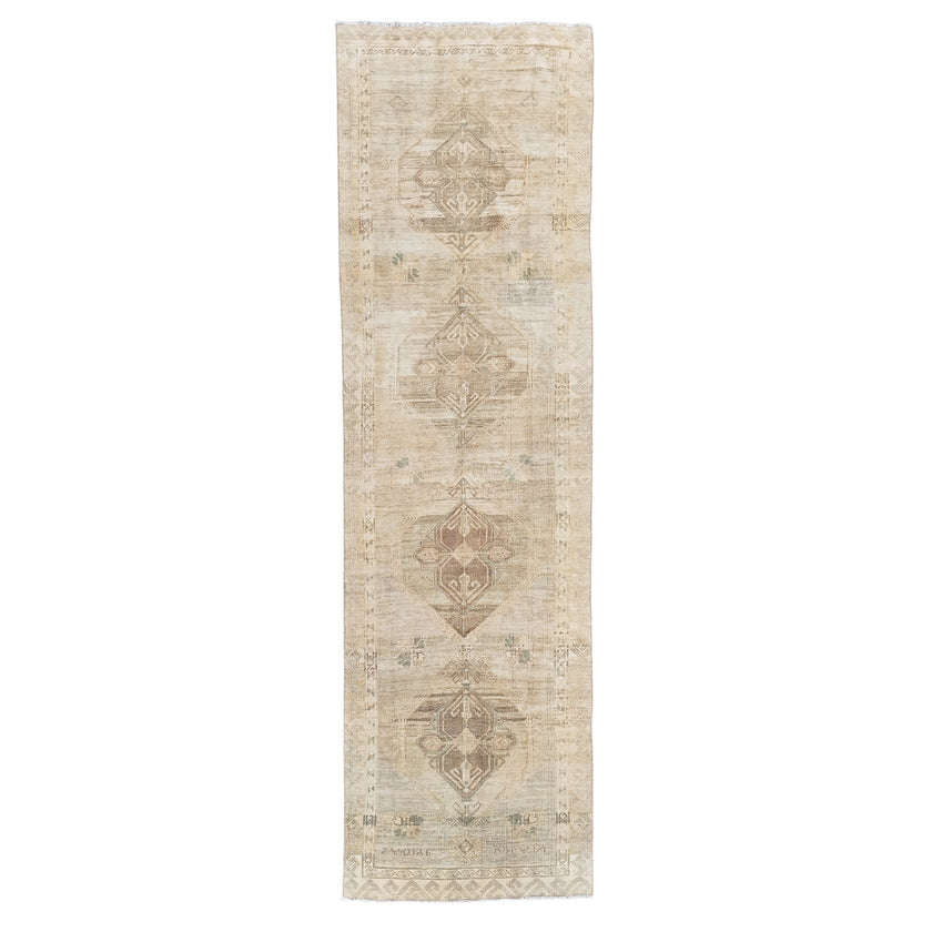 Z878 Handwoven Vintage Rug 4 x 13’10