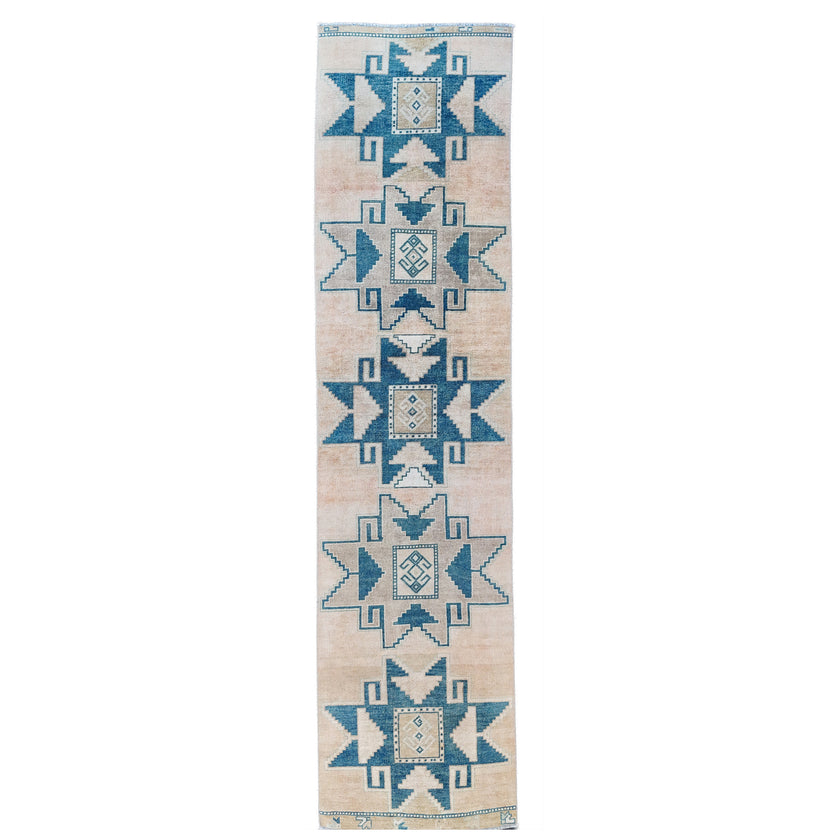 Z879 Handwoven Vintage Rug 3 x 12’6