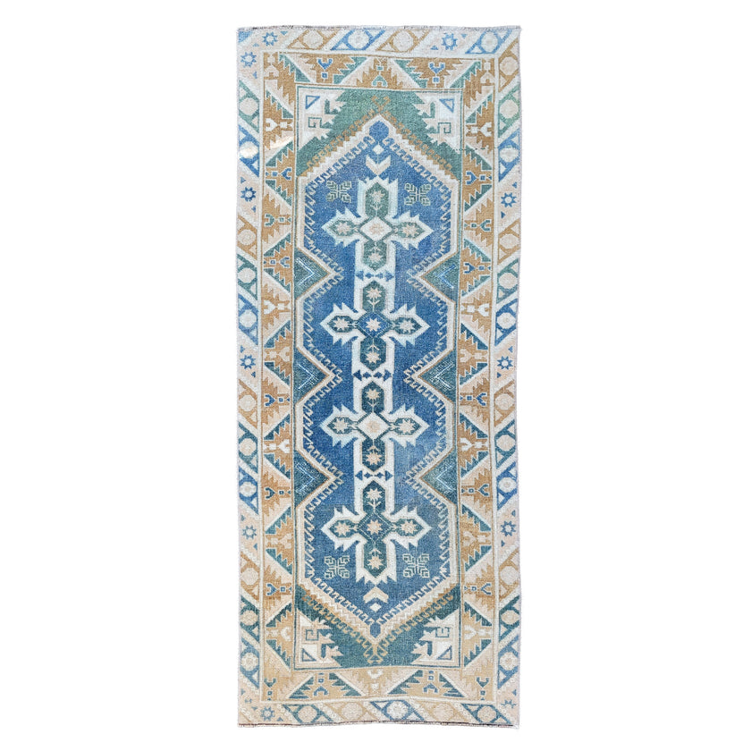 Z884 Handwoven Vintage Rug 2'11 x 7’3