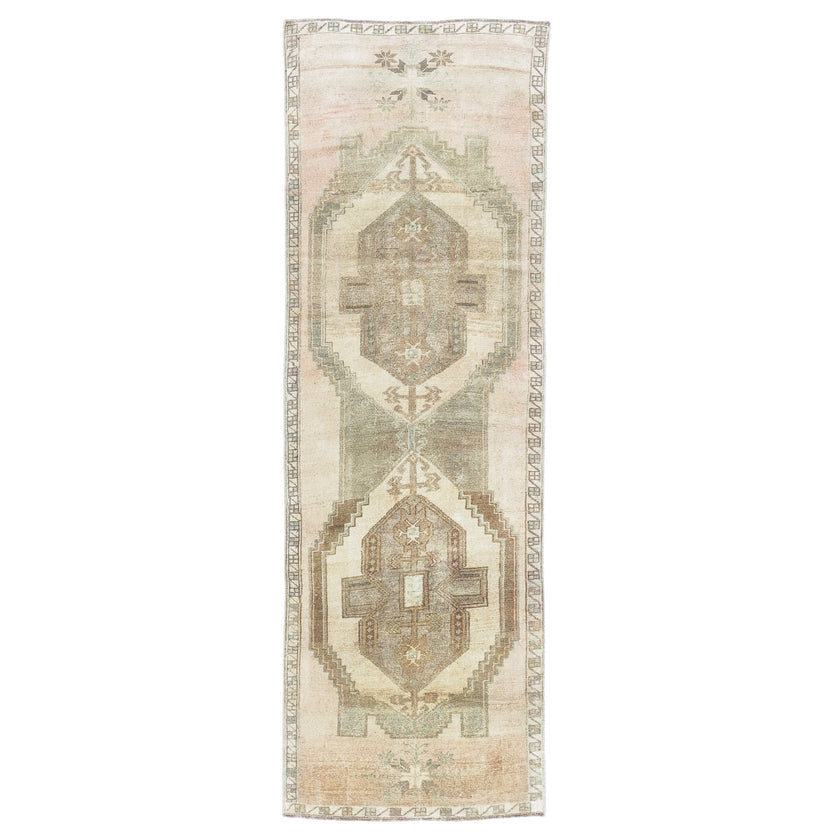 Z886 Handwoven Vintage Rug 3’8 x 11