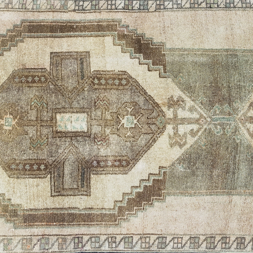 Z886 Handwoven Vintage Rug 3’8 x 11