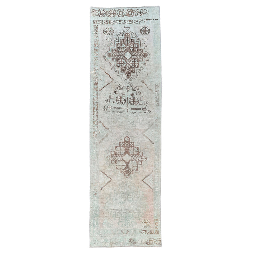 Z889 Handwoven Vintage Rug 2’10 x 9’8