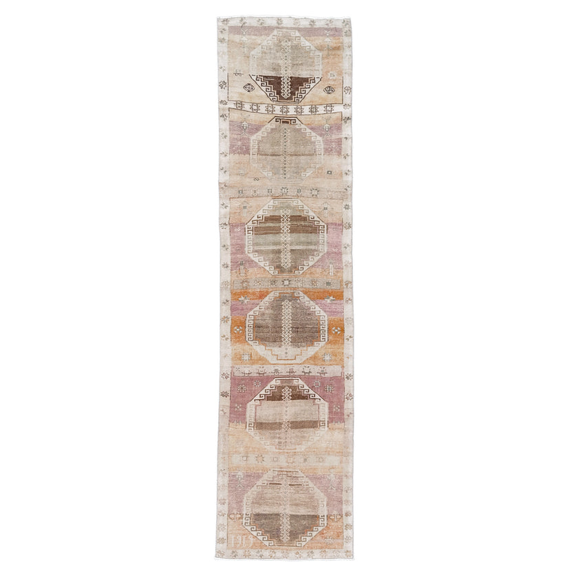 Z892 Handwoven Vintage Rug 3’3 x 12’9