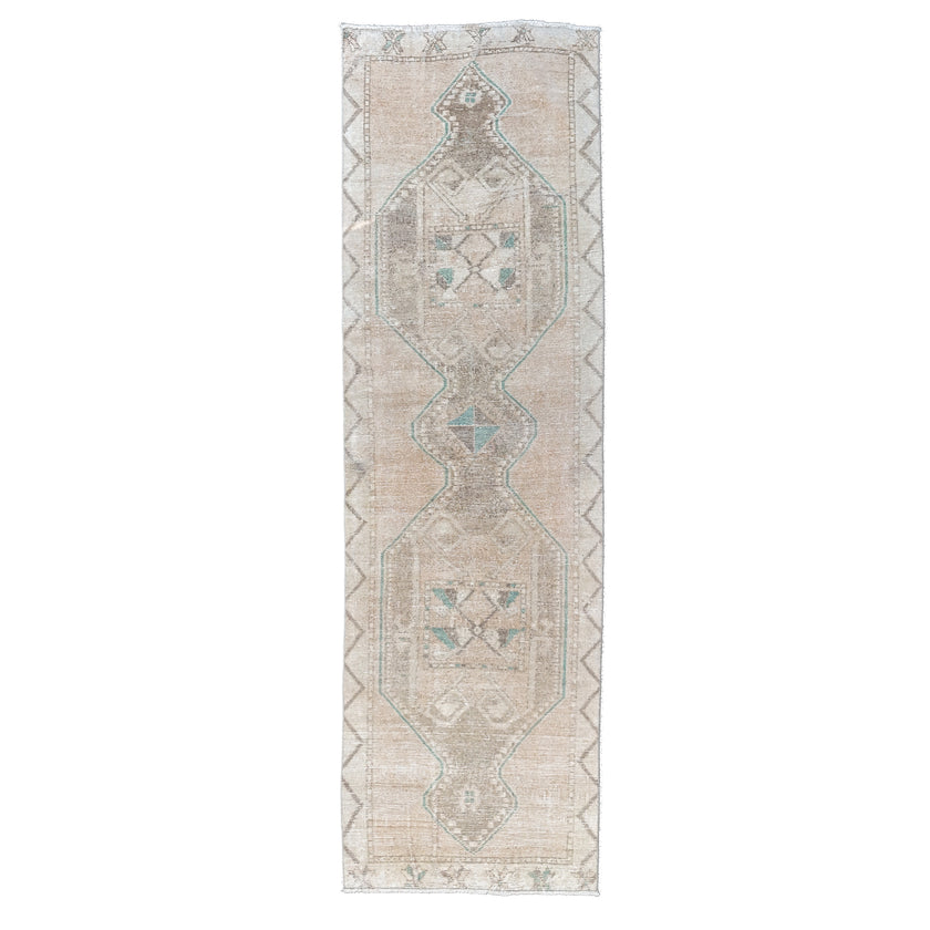 Z893 Handwoven Vintage Rug 2’9 x 9’5