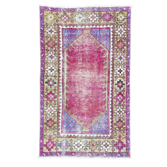 Z912 Handwoven Vintage Rug 2’6 x 4’1