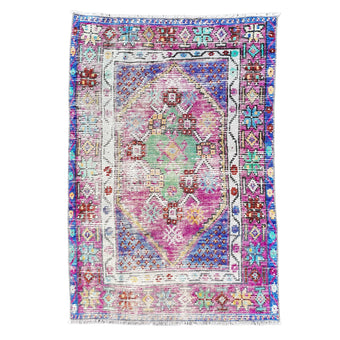 Z914 Handwoven Vintage Rug 2’8 x 4’4