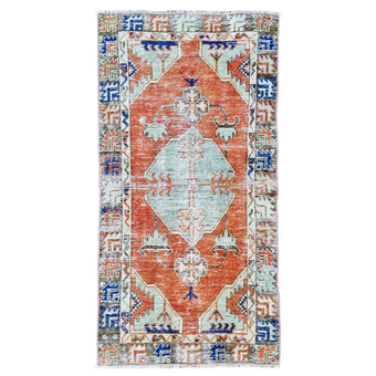 Z916 Handwoven Vintage Rug 2’5 x 4’9
