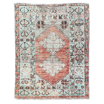 Z920 Handwoven Vintage Rug 3 x 3’8