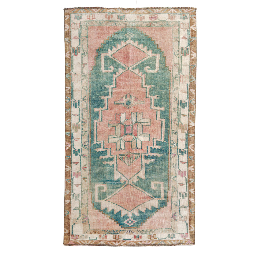 Z941 Handwoven Vintage Rug 3'1 x 5’8