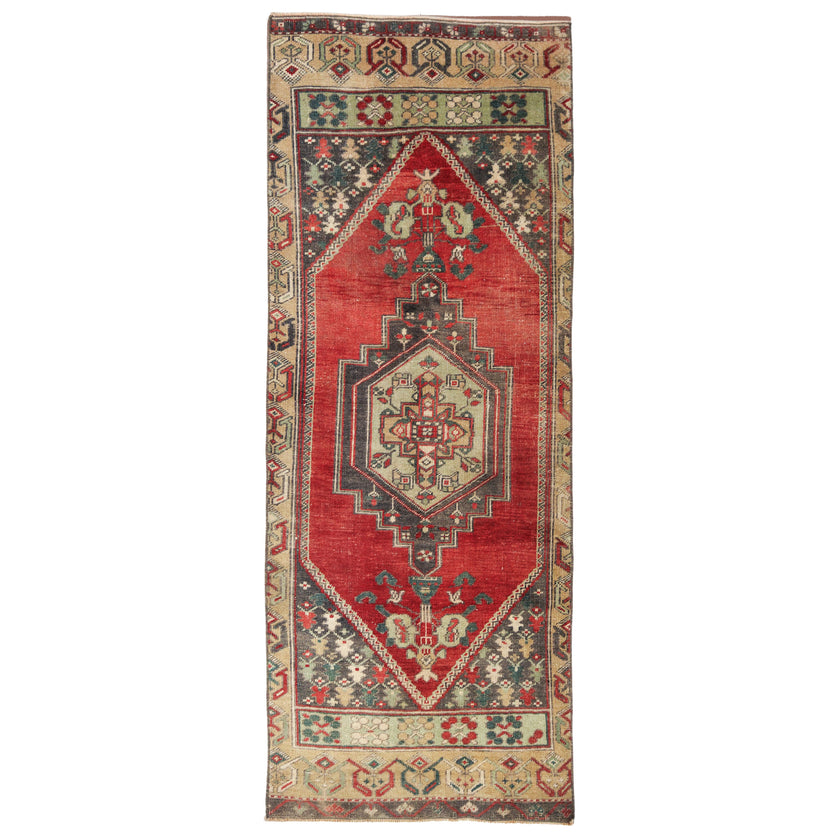 Z942 Handwoven Vintage Rug 2'4 x 6’1