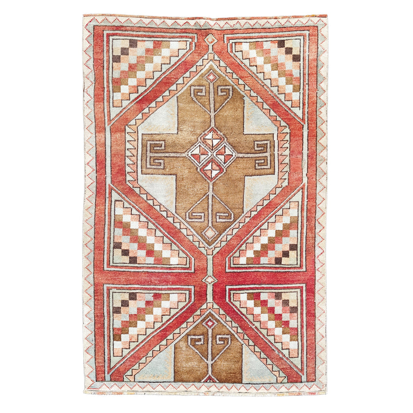 Z944 Handwoven Vintage Rug 3’1 x 5’1