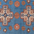 Z946 Handwoven Vintage Rug 4'3 x 6