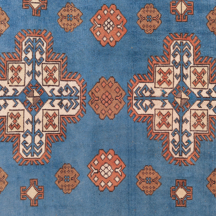 Z946 Handwoven Vintage Rug 4'3 x 6