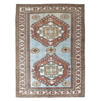 Z947 Handwoven Vintage Rug 3’7 x 4’10