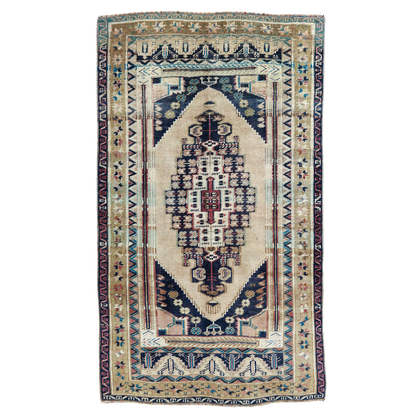 Z951 Handwoven Vintage Rug 3'6 x 5’9