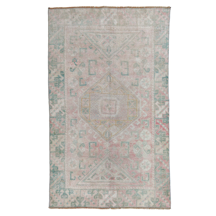 Z956 Handwoven Vintage Rug 3'6 x 5’9