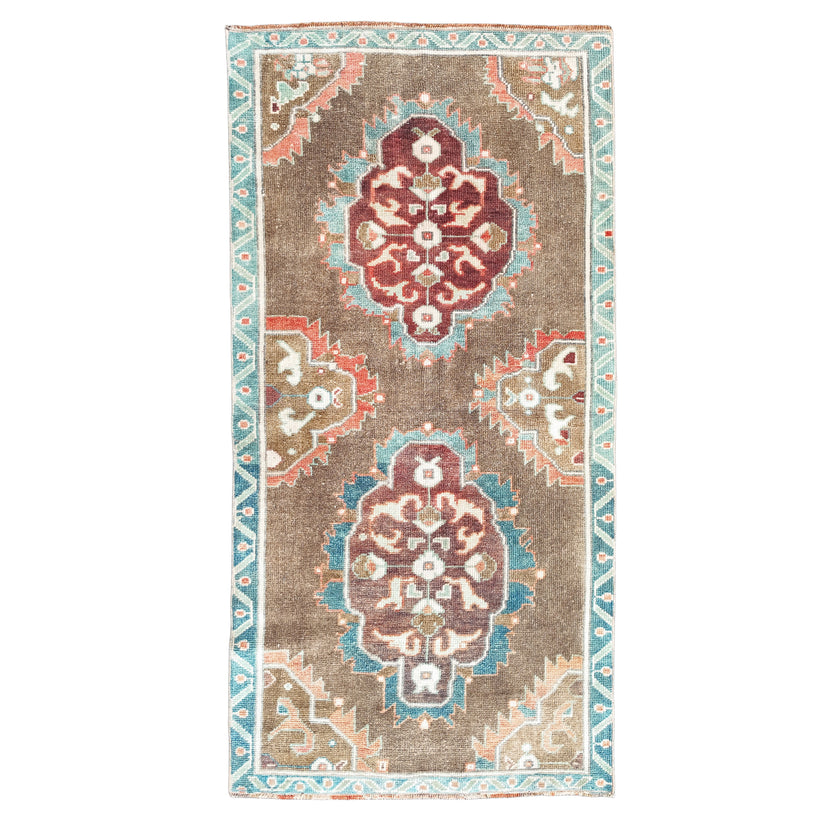 Z961 Handwoven Vintage Rug 3 x 5’11