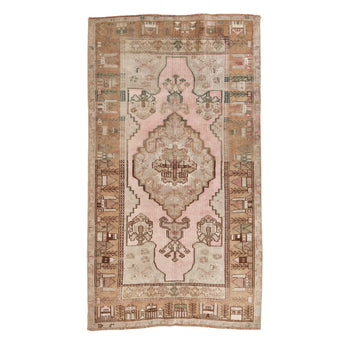Z969 Handwoven Vintage Rug 3'6 x 6’3