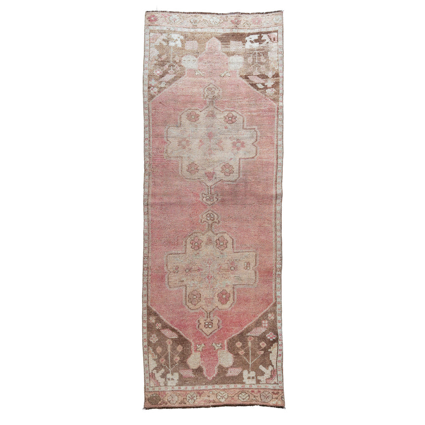 Z971 Handwoven Vintage Rug 2'6 x 6’9