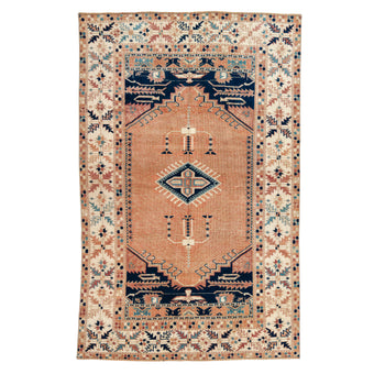 Z976 Handwoven Vintage Rug 3'8 x 5’8