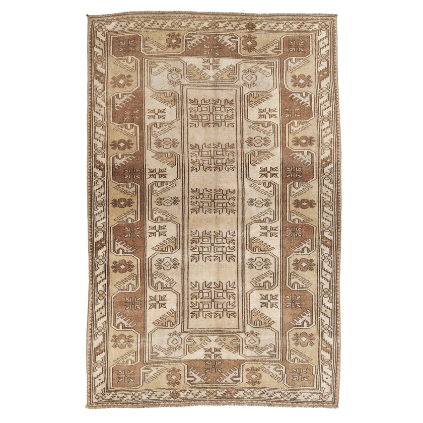 Z978 Handwoven Vintage Rug 3'10 x 6