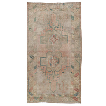 Z981 Handwoven Vintage Rug 3'8 x 6’11