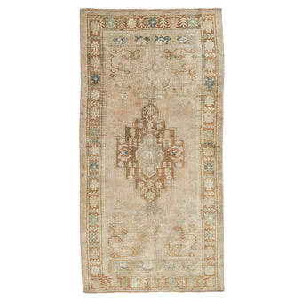 Z983 Handwoven Vintage Rug 3'3 x 6’6