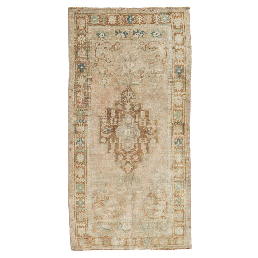 Z983 Handwoven Vintage Rug 3'3 x 6’6
