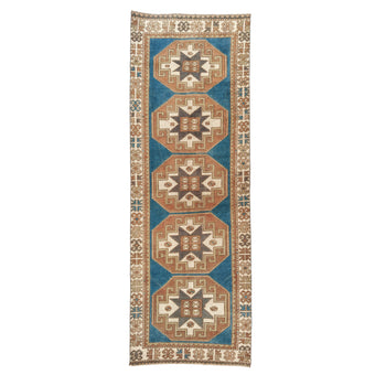 Z988 Handwoven Vintage Rug 3 x 9