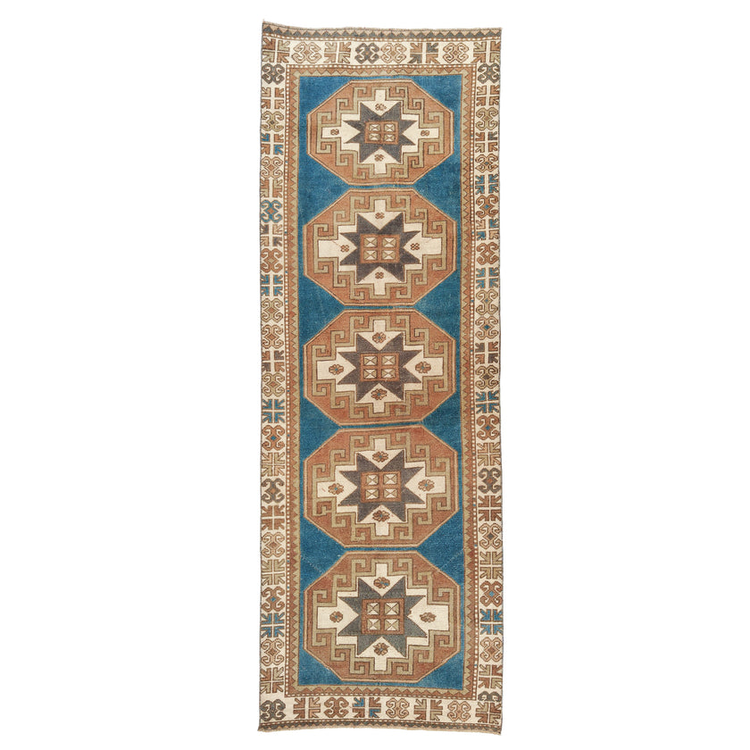 Z988 Handwoven Vintage Rug 3 x 9