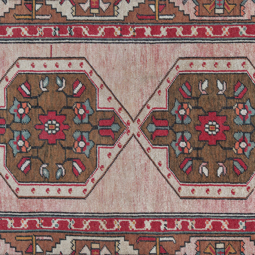 Z991 Handwoven Vintage Rug 2'8 x 8
