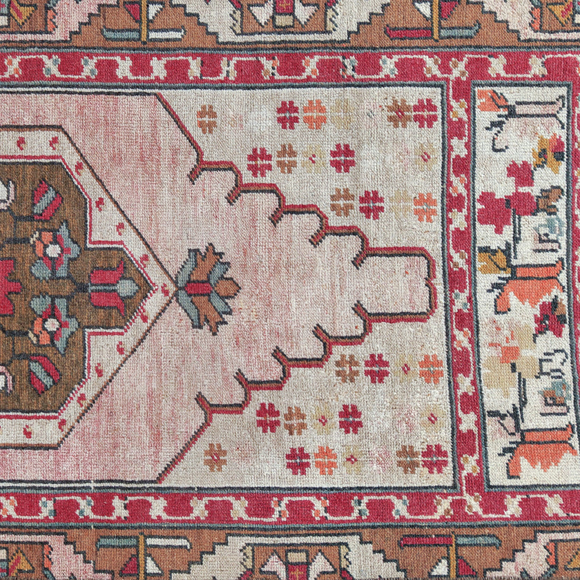 Z991 Handwoven Vintage Rug 2'8 x 8