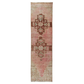 Z997 Handwoven Vintage Rug 2'11 x 10’10