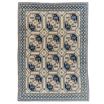 Z099 Handwoven Vintage Rug 7 x 9’10