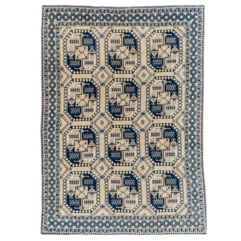 Z099 Handwoven Vintage Rug 7 x 9’10
