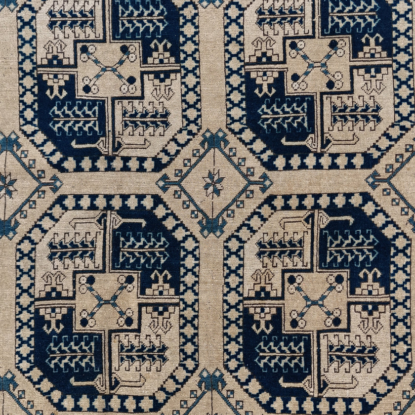 Z099 Handwoven Vintage Rug 7 x 9’10