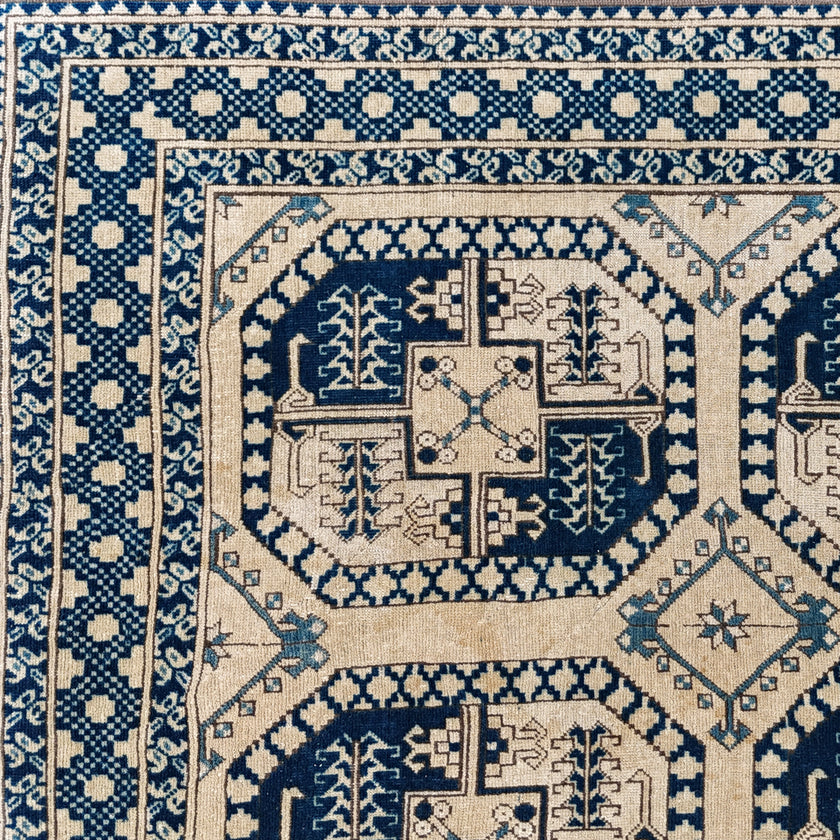 Z099 Handwoven Vintage Rug 7 x 9’10