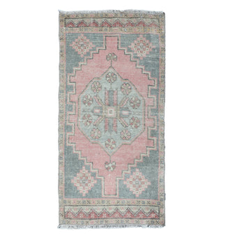 ZM100 Handwoven Vintage Rug 1’8x3’2