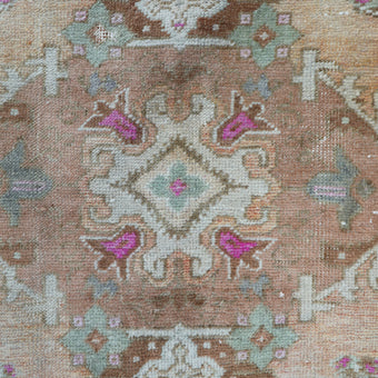 ZM114 Handwoven Vintage Rug 2’2x2'3