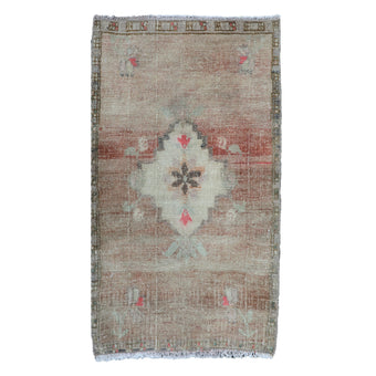 ZM115 Handwoven Vintage Rug 1’7x2’8
